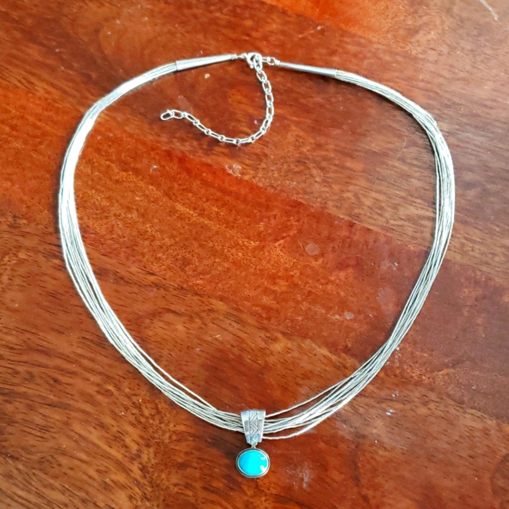 Multi-Strand Sterling Silver Necklace
